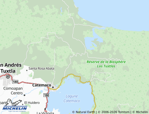 MICHELIN Dos Amates map - ViaMichelin