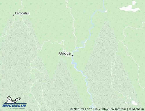 MICHELIN-Landkarte Urique - ViaMichelin