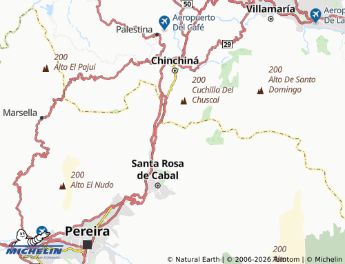 Mapa MICHELIN La Gorgonia - ViaMichelin