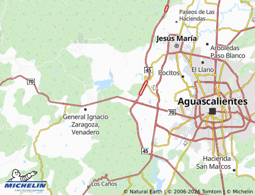 Mappa MICHELIN Villa de Monte Grande - ViaMichelin