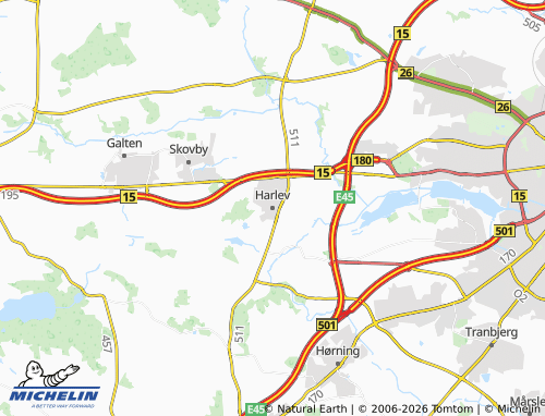 Mapa MICHELIN Harlev - ViaMichelin
