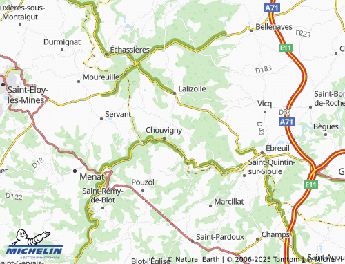 Kaart MICHELIN La Lande - ViaMichelin