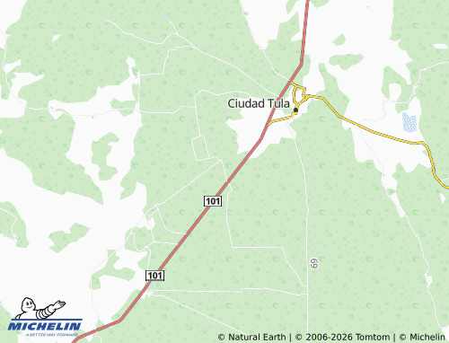Mapa MICHELIN Tanque Blanco - ViaMichelin