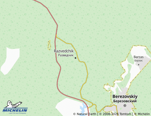MICHELIN-Landkarte Razvedchik - ViaMichelin