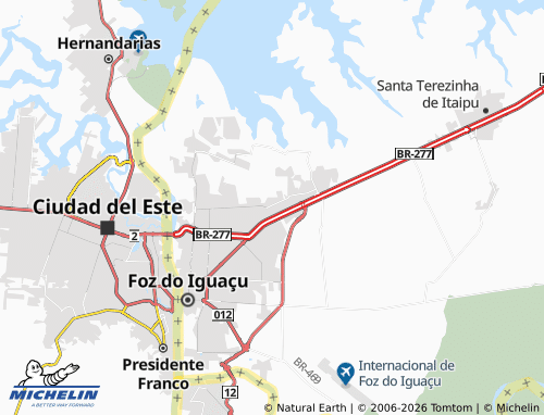 Carte MICHELIN Três Bandeiras - ViaMichelin