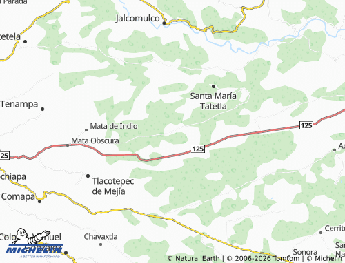 Mapa MICHELIN Mata de Jobo - ViaMichelin