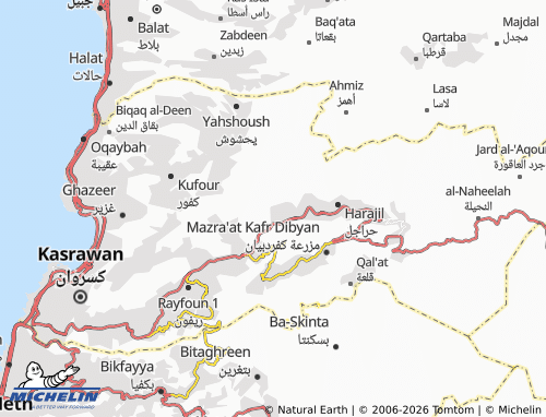Mapa MICHELIN Wata al-Jawz - ViaMichelin