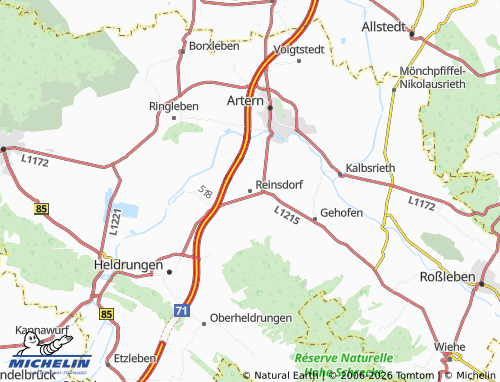 Mappa MICHELIN Reinsdorf - ViaMichelin