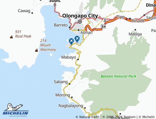 MICHELIN Mabayo map - ViaMichelin