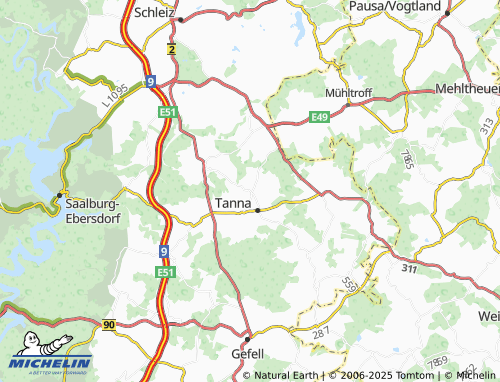 Carte MICHELIN Frankendorf - ViaMichelin