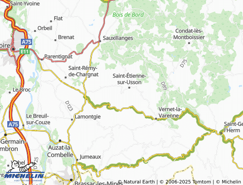 MICHELIN Dijoly map - ViaMichelin