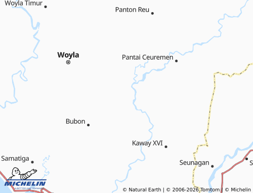 MICHELIN Padang Sikabu map - ViaMichelin