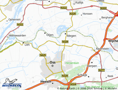 MICHELIN Macharen map - ViaMichelin