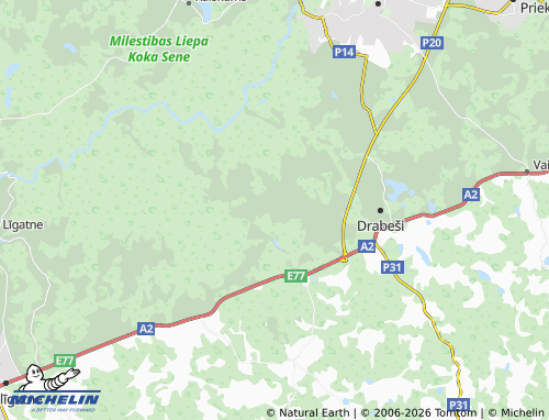 Mappa MICHELIN Kārļi - ViaMichelin