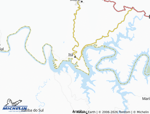 Mapa MICHELIN Itá - ViaMichelin