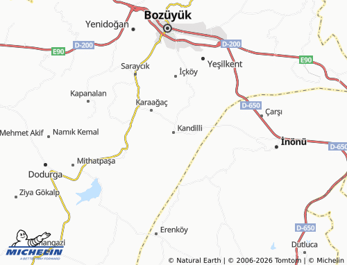 Mappa MICHELIN Kandilli - ViaMichelin