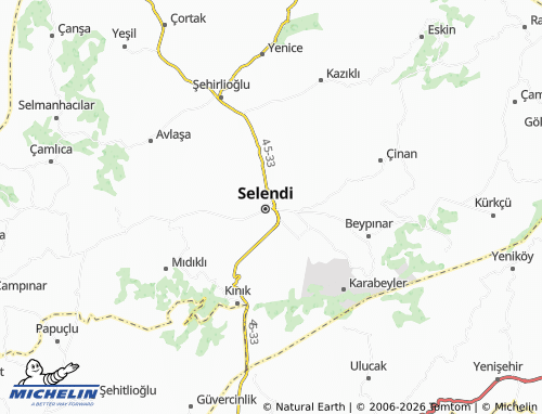 MICHELIN Eskicami map - ViaMichelin