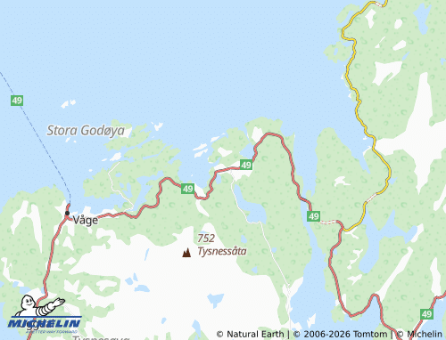 MICHELIN-Landkarte Lundegrend - ViaMichelin