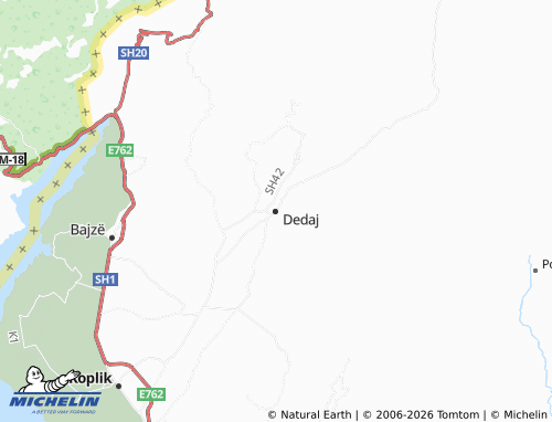 Mapa MICHELIN Dedaj - ViaMichelin