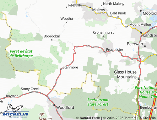 MICHELIN Commissioners Flat map - ViaMichelin
