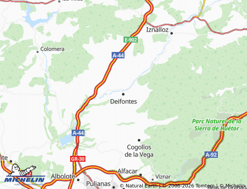 Mappa MICHELIN Deifontes - ViaMichelin