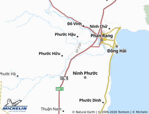 Mapa MICHELIN Ninh Phước - ViaMichelin