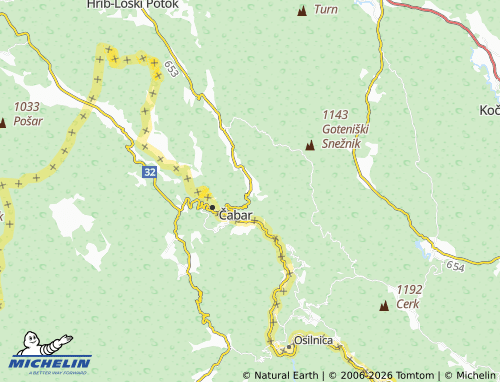 Carte MICHELIN Trava - ViaMichelin