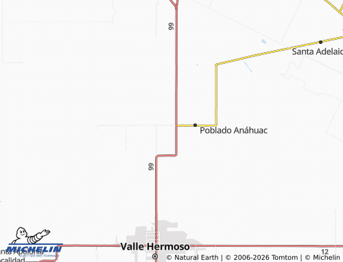 MICHELIN Horacio Terán Berrones map - ViaMichelin
