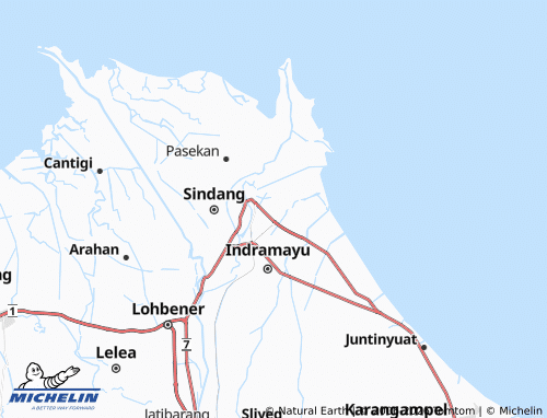 MICHELIN-Landkarte Margadadi - ViaMichelin