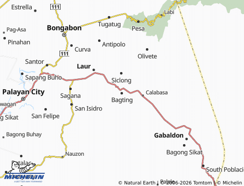 MICHELIN Bagting map - ViaMichelin