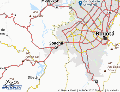 Carte MICHELIN Parques de San Mateo II - ViaMichelin