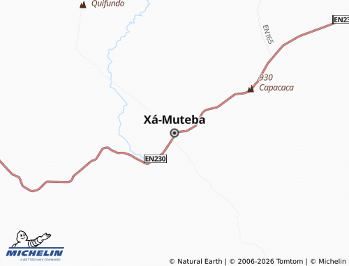 Mapa MICHELIN Xá-Muteba - ViaMichelin