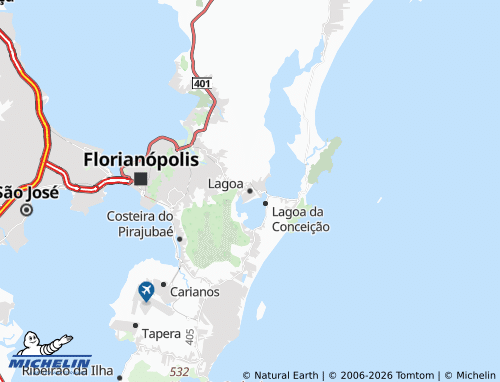Mappa MICHELIN Lagoa - ViaMichelin