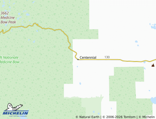 Mappa MICHELIN Centennial - ViaMichelin