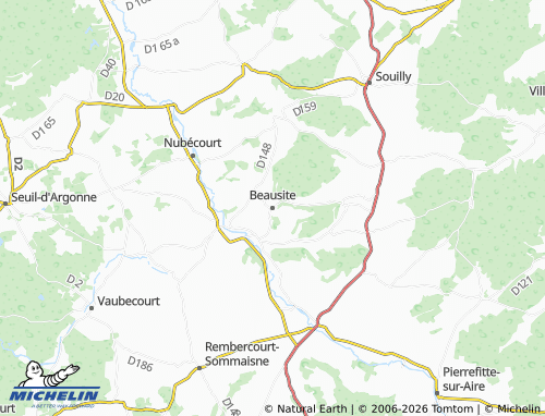 MICHELIN Beausite map - ViaMichelin