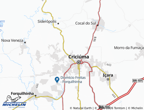 Mapa MICHELIN Mina do Mato - ViaMichelin