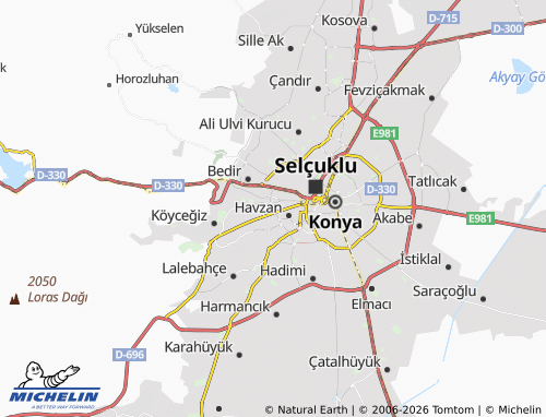 Mappa MICHELIN Melikşah - ViaMichelin