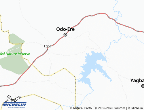 MICHELIN Okere map - ViaMichelin