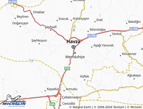 MICHELIN Boyalıca map - ViaMichelin
