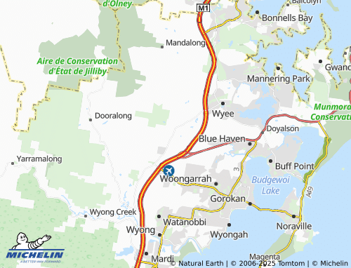 MICHELIN Kiar map - ViaMichelin