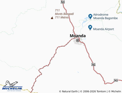 MICHELIN Léwouamba map - ViaMichelin