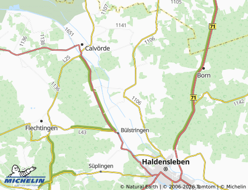 MICHELIN Uthmöden map - ViaMichelin