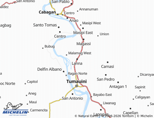 MICHELIN Lanna map - ViaMichelin