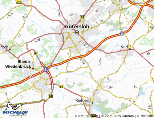 Carte MICHELIN Münstermann - ViaMichelin