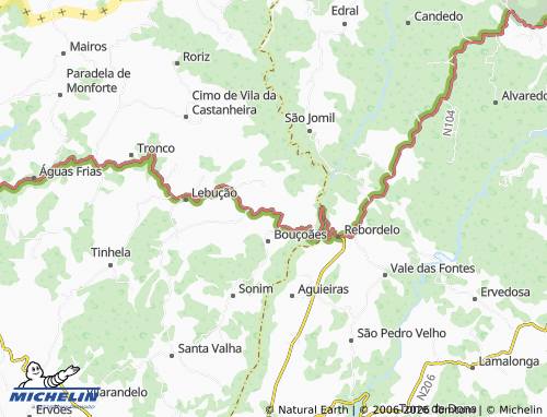 MICHELIN Lampaça map - ViaMichelin