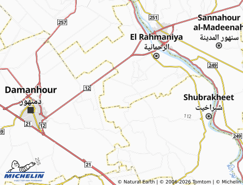 MICHELIN Abo Kharash map - ViaMichelin