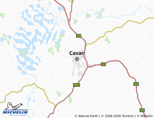Carte MICHELIN Cavan - ViaMichelin