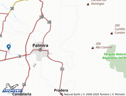 MICHELIN Barrancas map - ViaMichelin