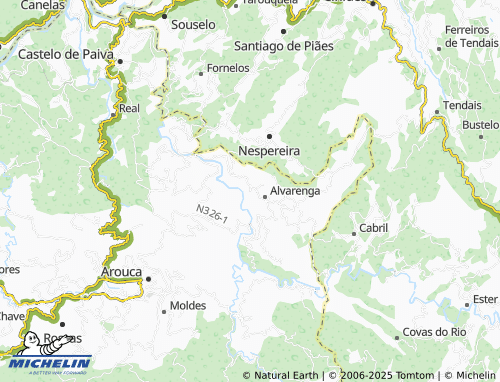 Carte MICHELIN Fontainhas - ViaMichelin