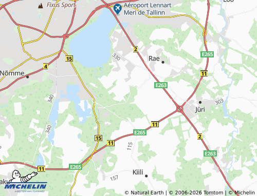 MICHELIN Uuesalu map - ViaMichelin